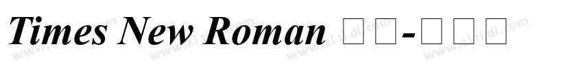Times New Roman 常规字体转换